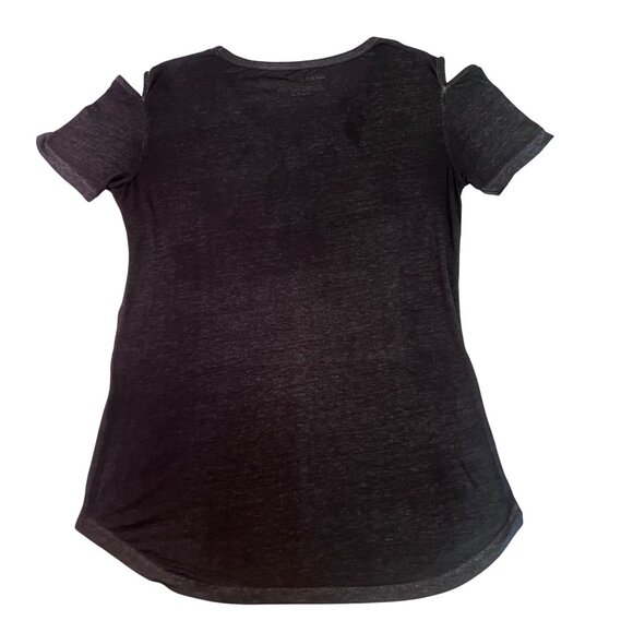 Hard Rock Cafe Niagara Falls Graphic T-Shirt With Rhinestones & Cutout Sleeves L - Picture 2 of 5